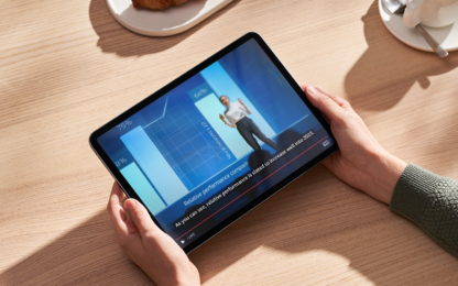 Captions on an ipad