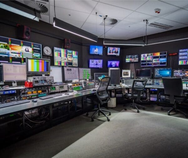 Melbourne Australia - The ABC Studios news collaboration room