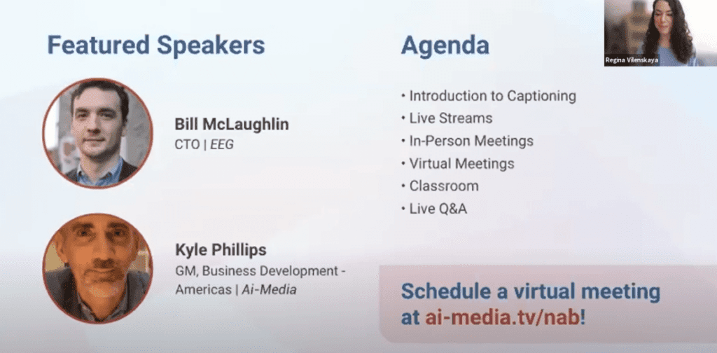 Closed Captioning 101 Live Video Solutions Webinar- AI-Media