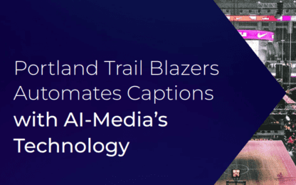 Portland Trail Blazers with AI-Media