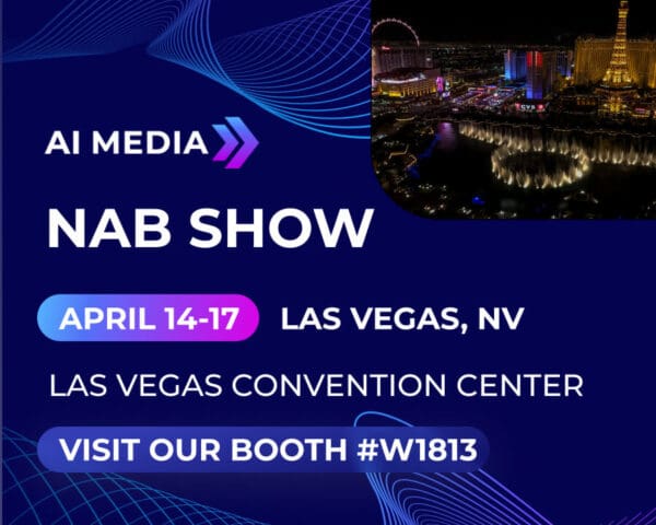 NAB Las Vegas Event AI-Media