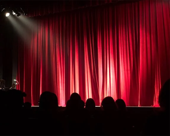 Red Theatre Curtains