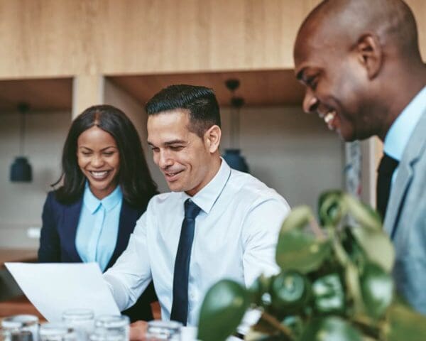 corporate business colleagues on laptop